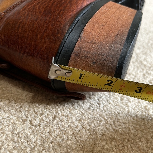 RARE Vintage Handcrafted J Chisholm two tone logger packer boot - Picture 13 of 16